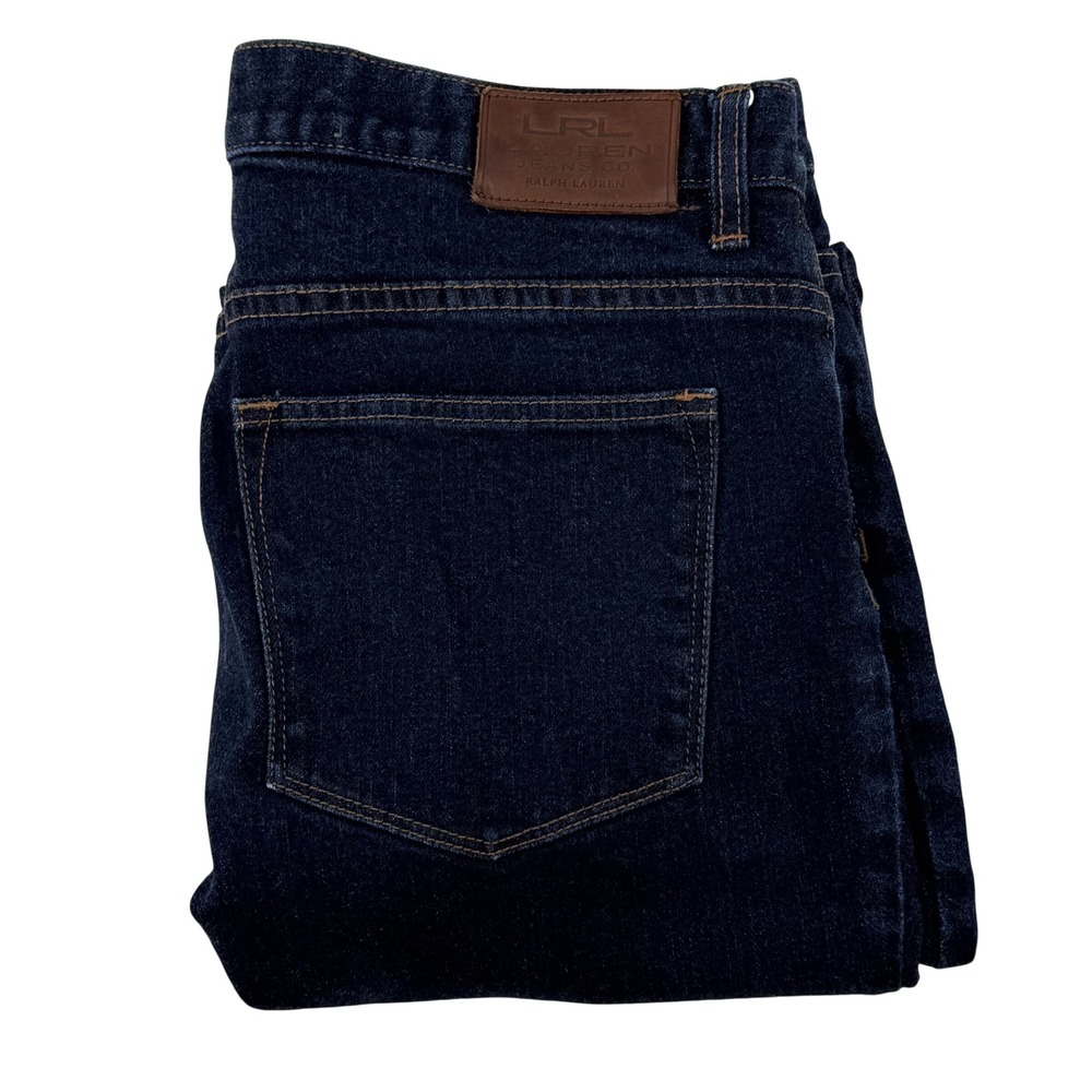 Lauren Jeans Co. Ralph‎ Lauren Classic Midcalf Denim Capris Dark Wash Sz 12